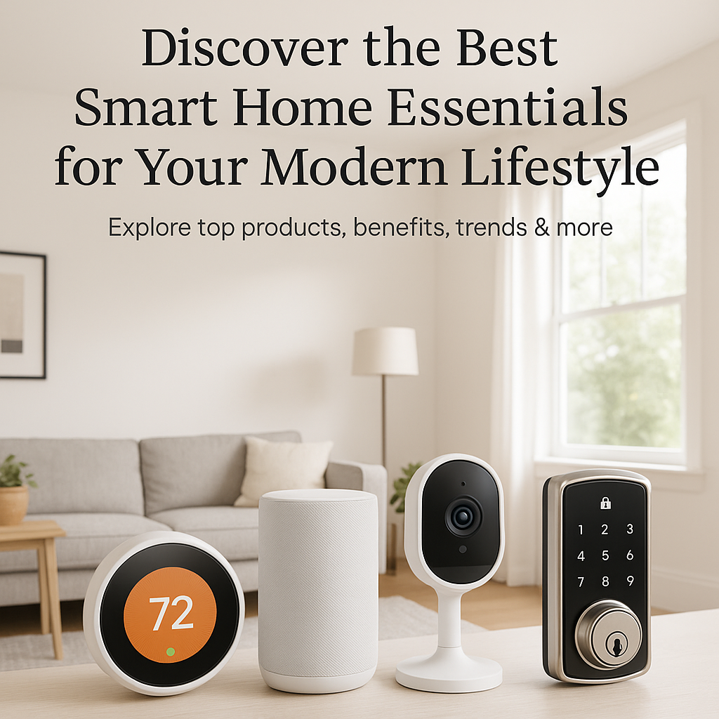 Essential Smart Home Gadgets for a Smarter, Safer Home