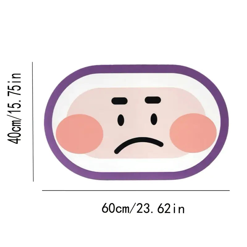 Cute Diatom Anti-Skid Mat