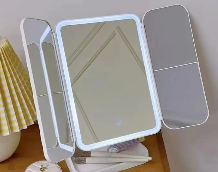 LED Foldable Makeup Mirror
