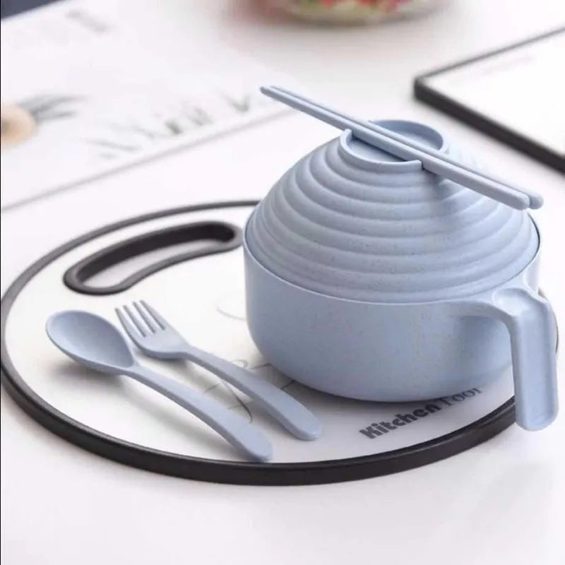 Instant Noodle Dining Set – Bowl & Utensils