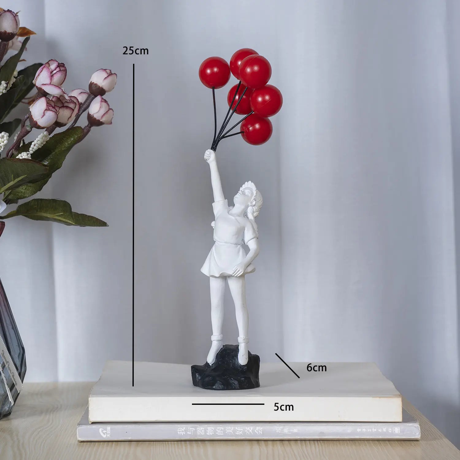 Banksy Balloon Girl Resin Statue – Home & Office Decor