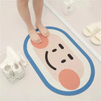 Cute Diatom Anti-Skid Mat