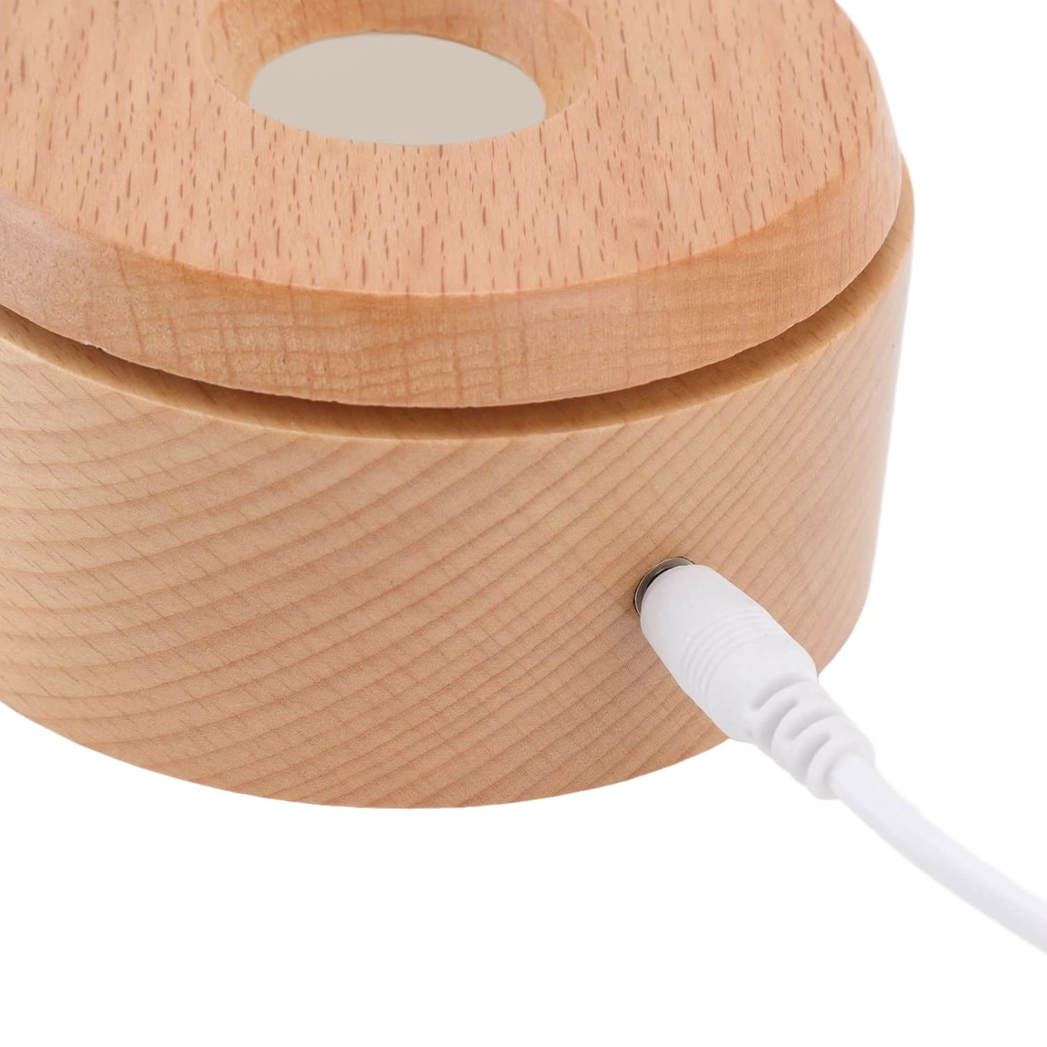 Crystal LED Rotating Lamp – Multi-Mode Light with USB Base