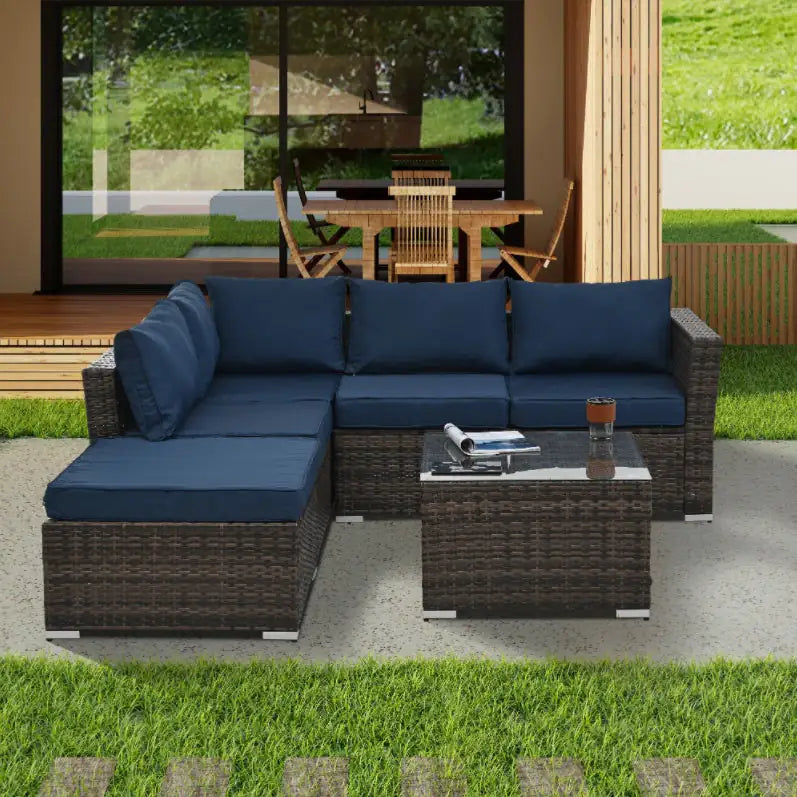 4-Piece Outdoor Wicker Set