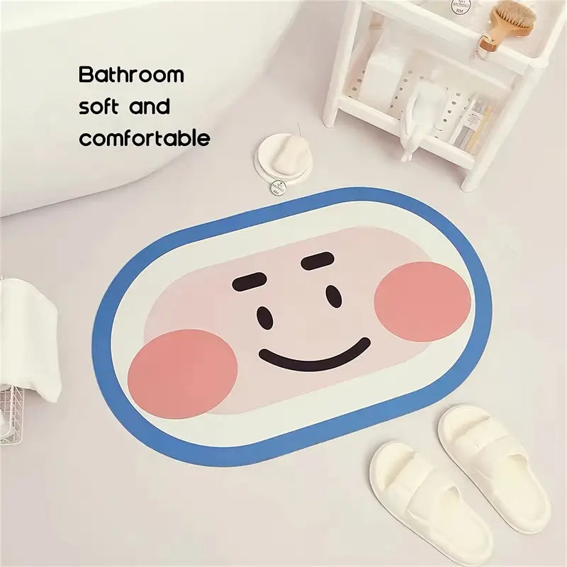 Cute Diatom Anti-Skid Mat