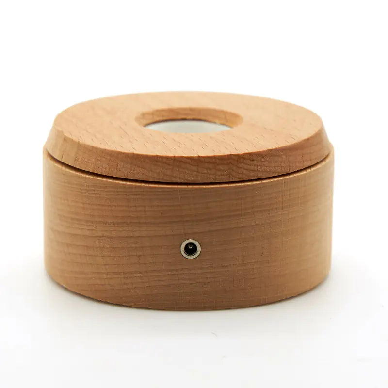 Crystal LED Rotating Lamp – Multi-Mode Light with USB Base