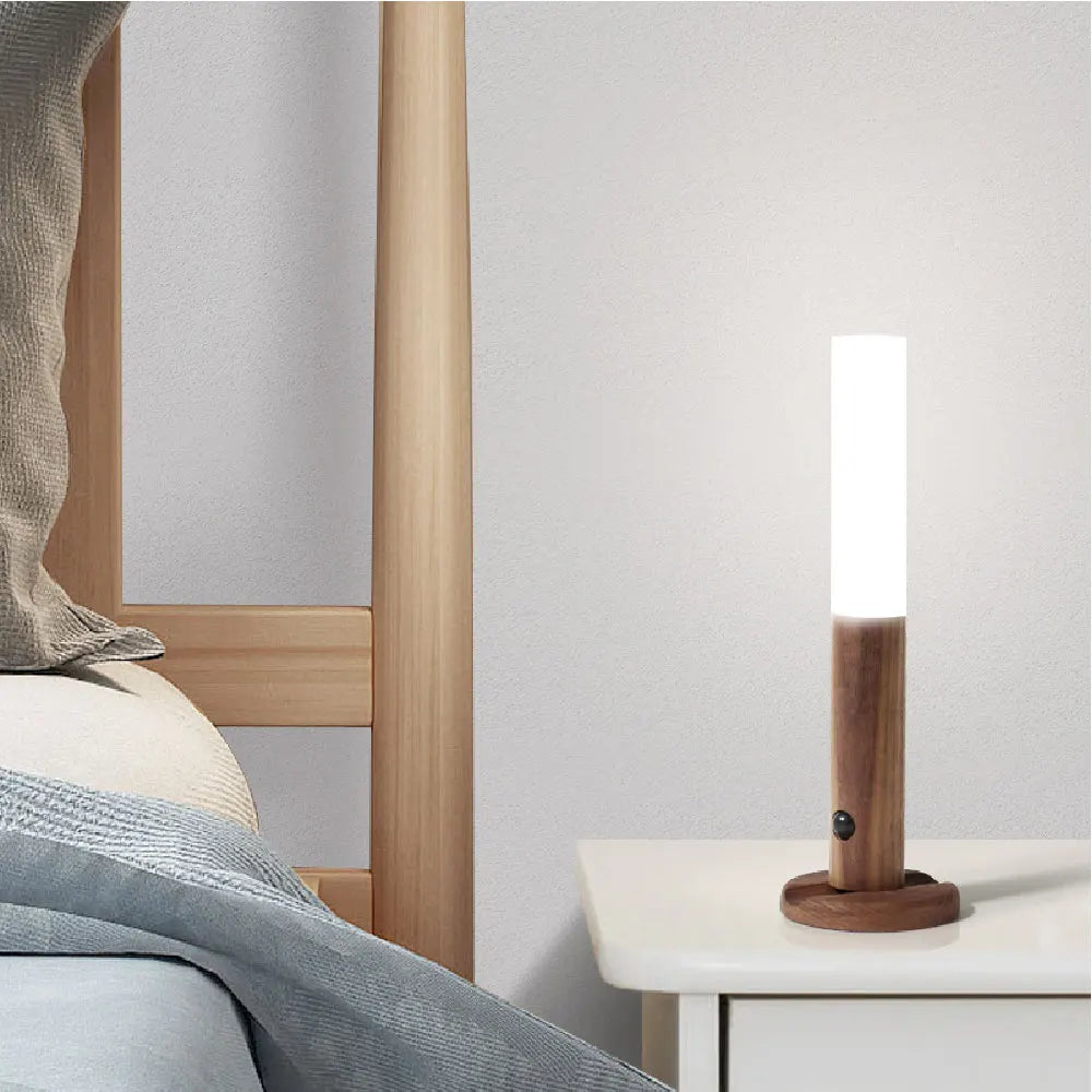 LED Wooden Sensor Night Light – Motion Sconce 3 Colors