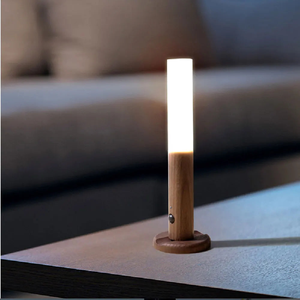 LED Wooden Sensor Night Light – Motion Sconce 3 Colors