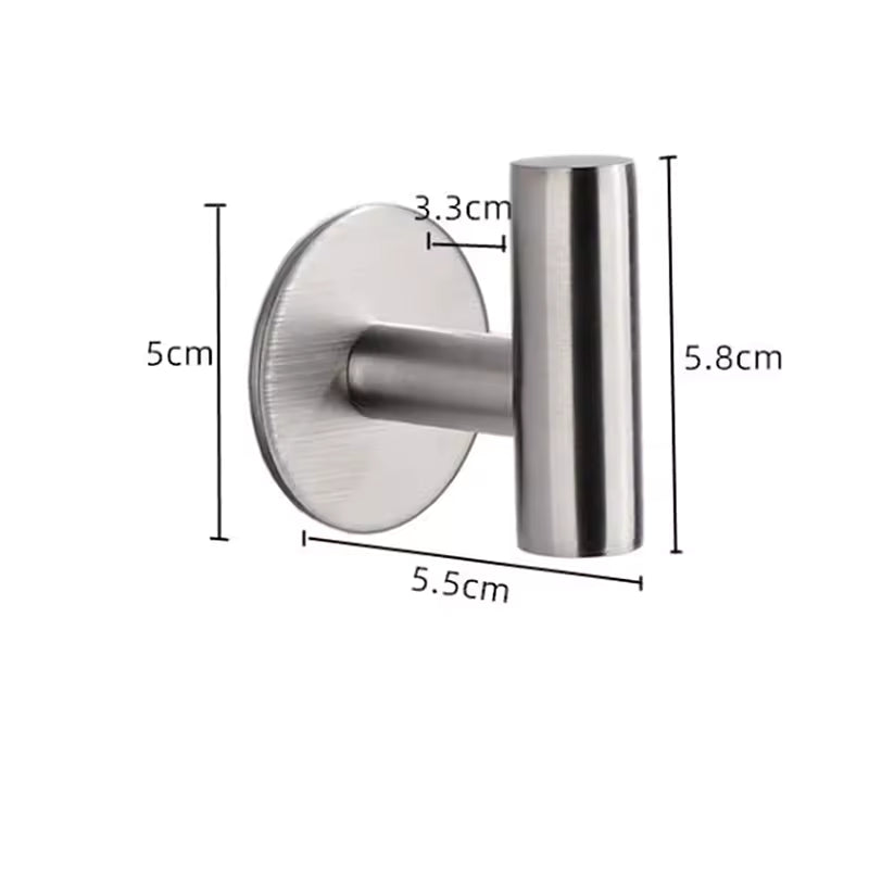 Stainless Steel Wall Hook – Strong Adhesive