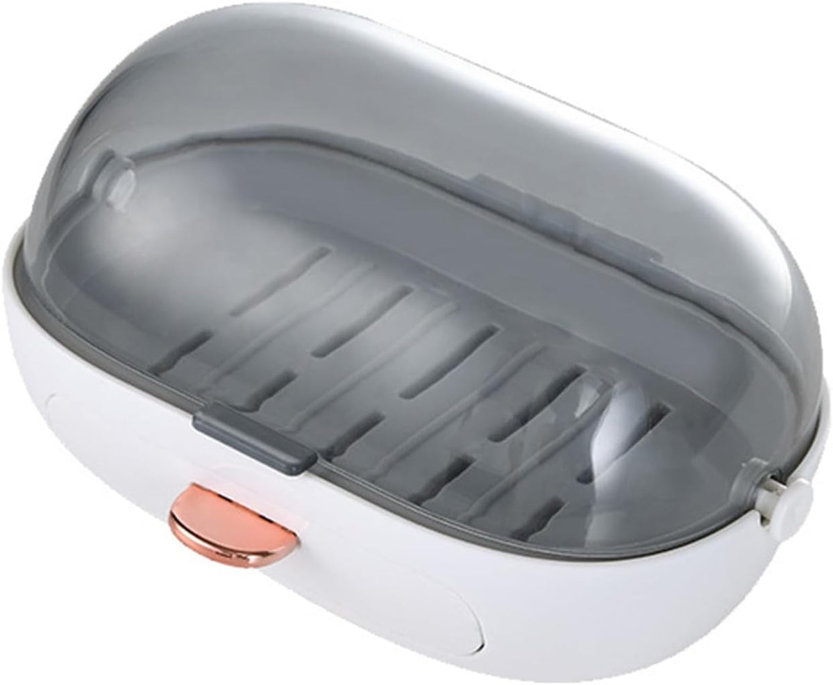 Wall-Mounted Suction Soap Dish – Drainage Design