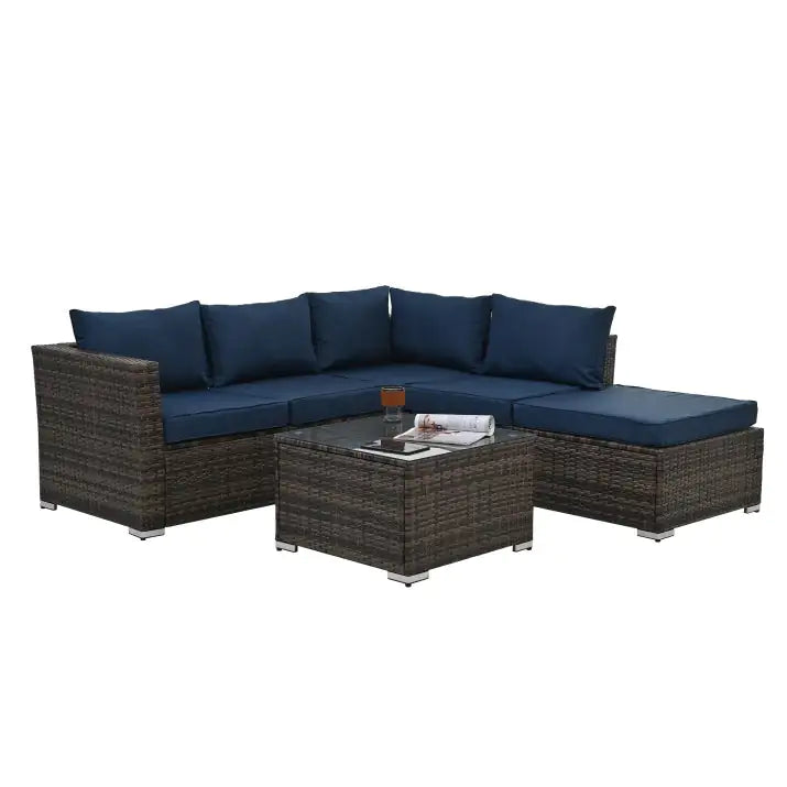 4-Piece Outdoor Wicker Set