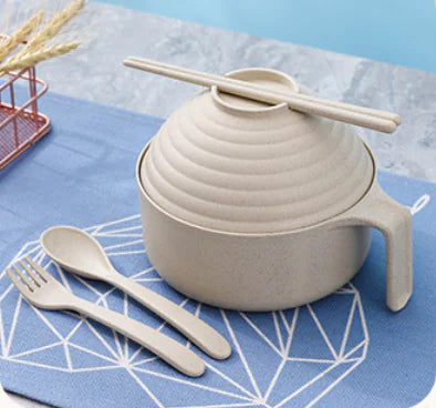 Instant Noodle Dining Set – Bowl & Utensils