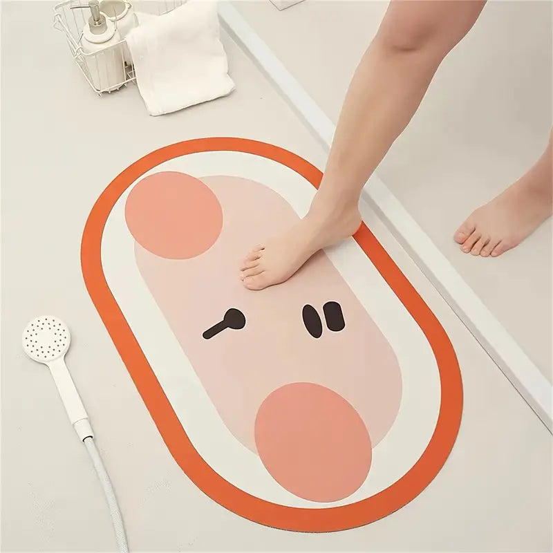 Cute Diatom Anti-Skid Mat