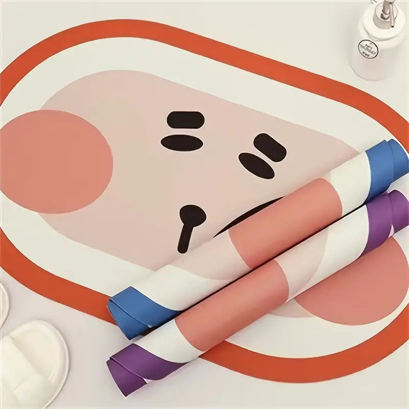 Cute Diatom Anti-Skid Mat