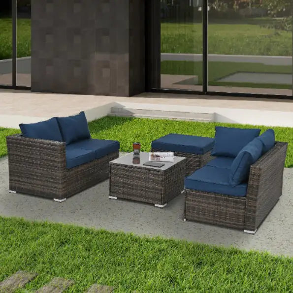 4-Piece Outdoor Wicker Set
