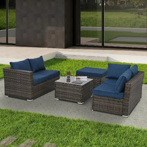 4-Piece Outdoor Wicker Set