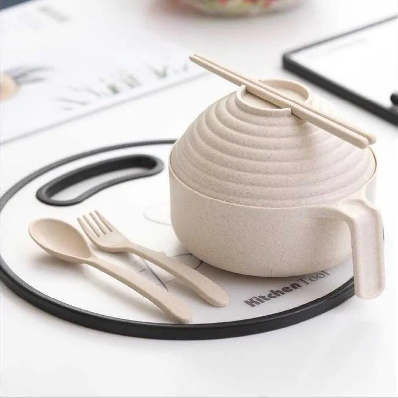Instant Noodle Dining Set – Bowl & Utensils